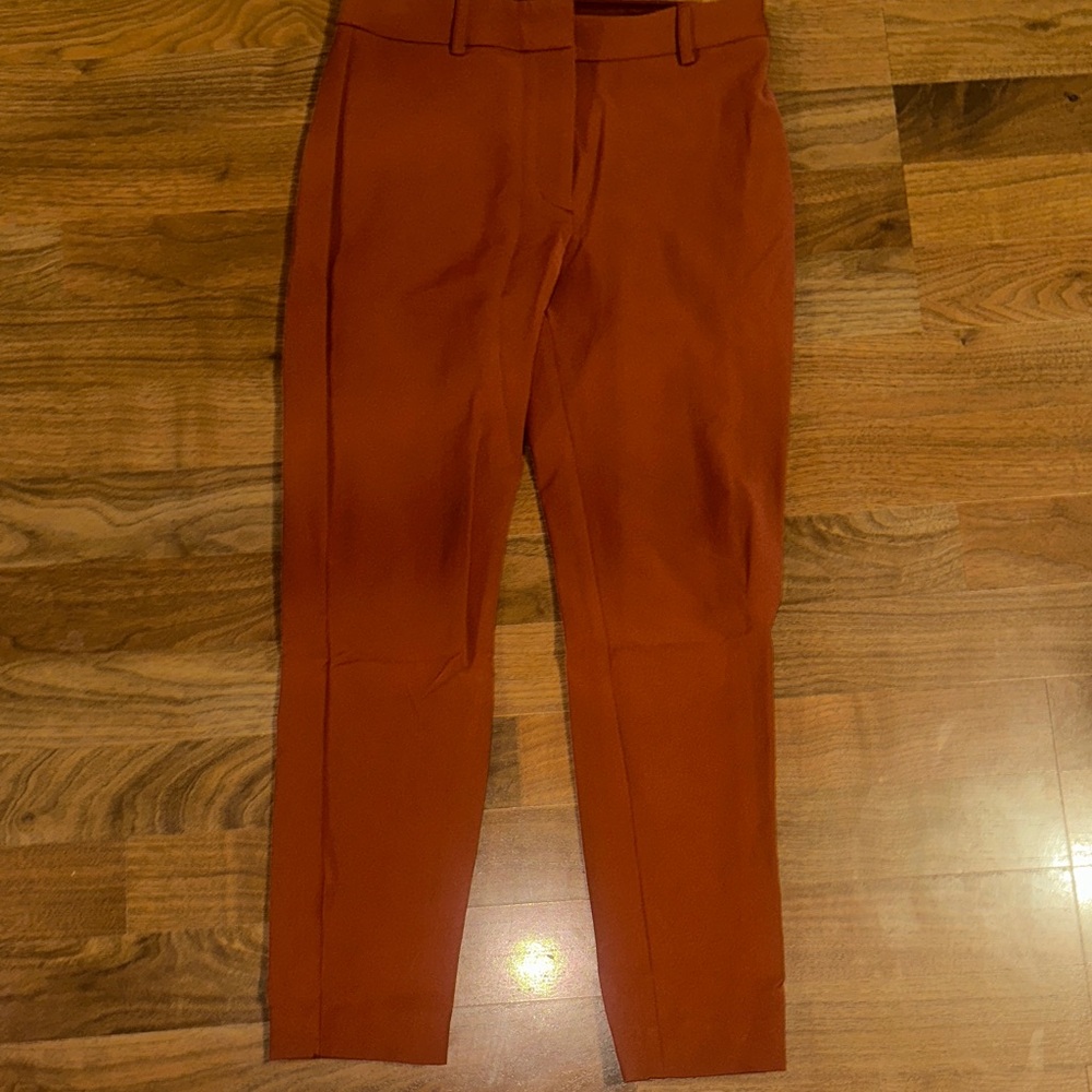 Express Terracotta Cropped Pants - Picture 6 of 6
